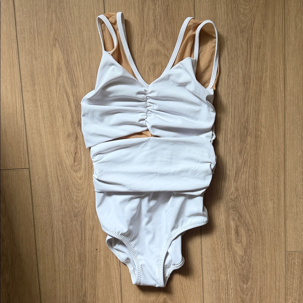 White Leotard FIVE DANCEWEAR